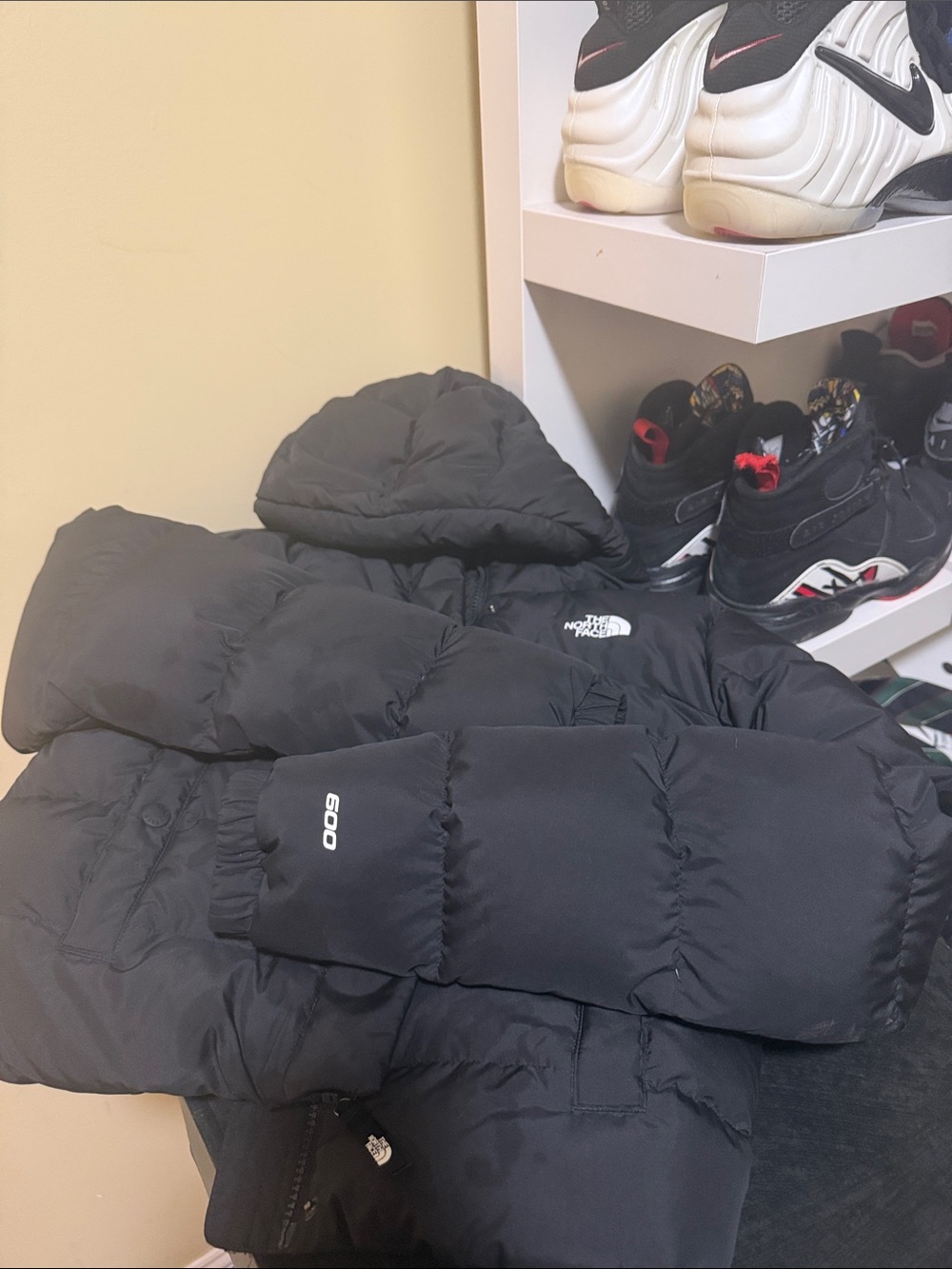 The North Face Women’s Black Short Puffer Hooded Jacket - Picture 3 of 6